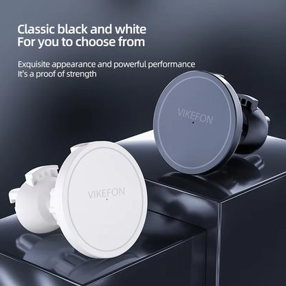 VIKEFON 30W Magnetic Car Wireless Charger for Iphone 12 13 14 15 Pro Max Air Vent Car Phone Holder Stand Fast Car Charging