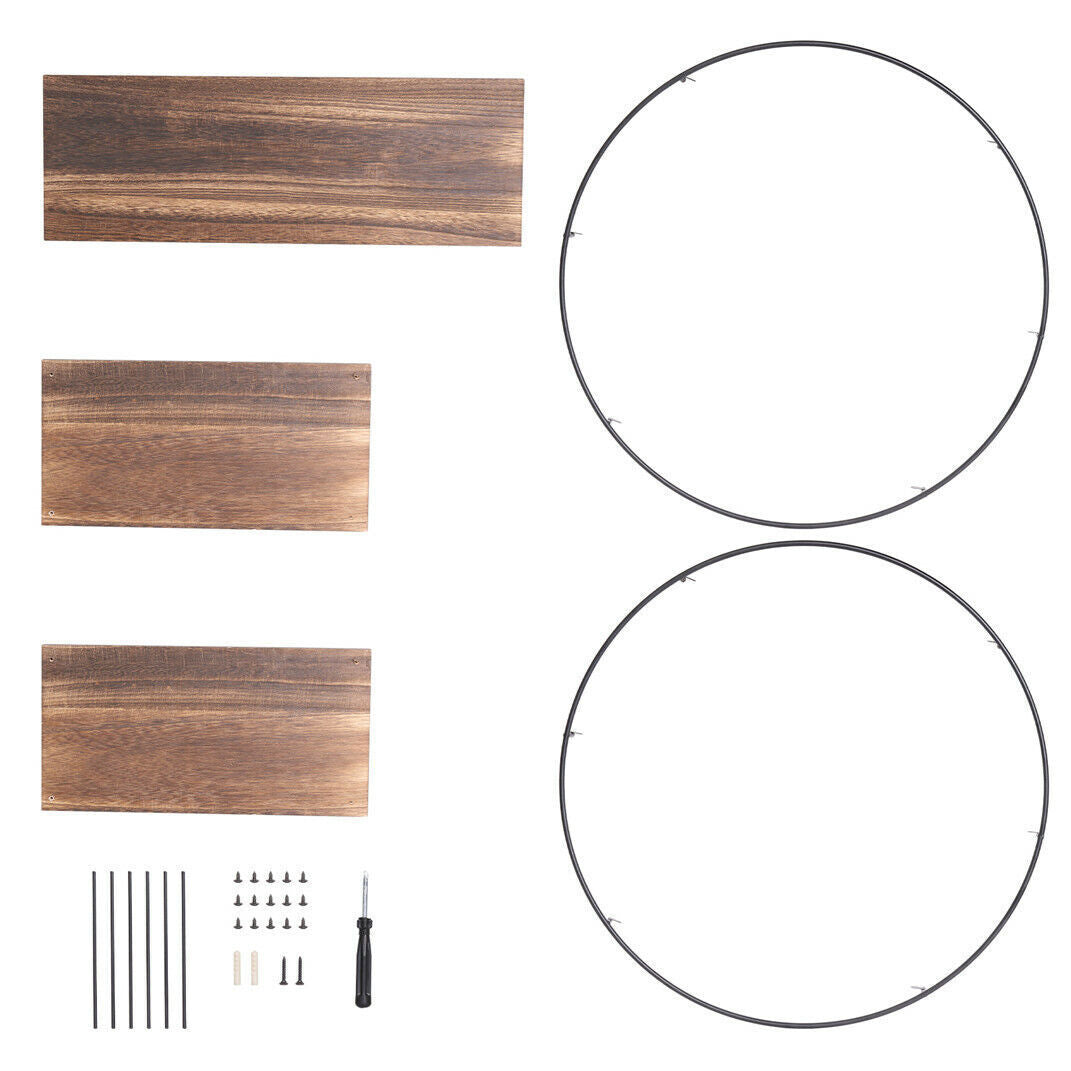 3 Ablagen Wandregal Hängeregal Schweberegal Board Holz Für Küchen Bad Bücher DHL