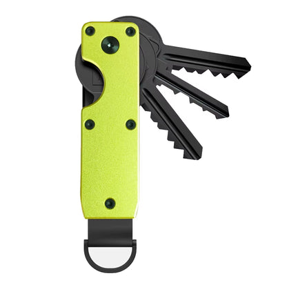Key Organizer Compact Holder Metal Key Chain Minimalist Key Case Holder for Keychain Secures 1-5 Keys