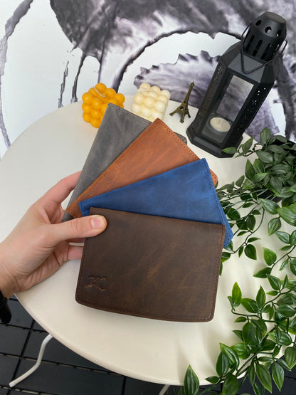 Simenit - Genuine Leather Passport Holder Travel Companion, Passport Wallet