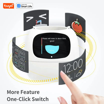 Tuya Ivy – Intelligenter Pflanztopf mit 49 Emotionen & 7 Sensoren, smartes Pflanzenwachstum mit AI-Chip