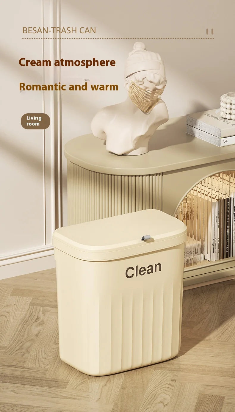 Wandmontierbarer Küchen-Mülleimer mit Deckel – 8,5L/12L Hänge-Abfalleimer für Schrank & Wand, geruchsdicht & platzsparend