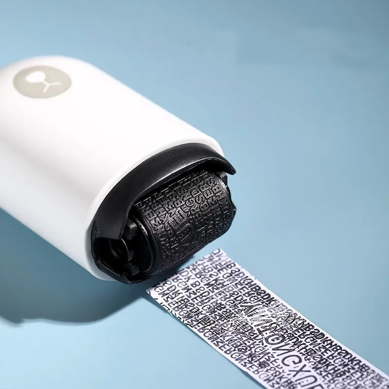 Adressschutz Stempelroller – Datenschutz-Stempel für Pakete, Briefe & Dokumente, schnelltrocknend, wasserfest & nachfüllbar