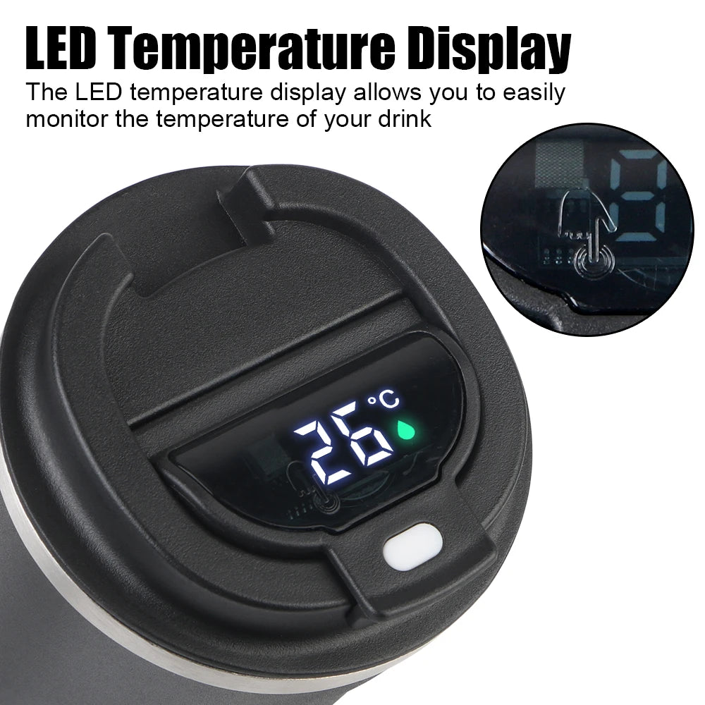 Edelstahl Thermobecher 380/510 ml – Doppelwandig isoliert, auslaufsicher & BPA-frei, Thermotasse für Kaffee, Tee & kalte Getränke