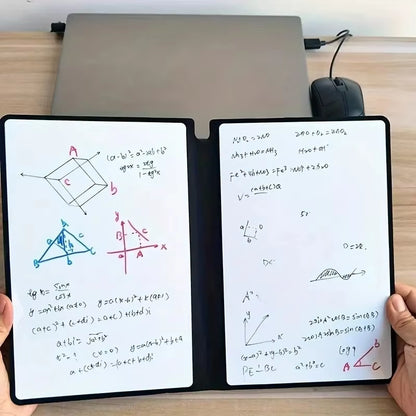 A5 Reusable Whiteboard Notebook Memo Book with Free Whiteboard Pen Erasing Cloth Weekly Planner Portable Notebooks