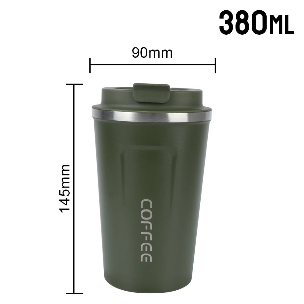Edelstahl Thermobecher 380/510 ml – Doppelwandig isoliert, auslaufsicher & BPA-frei, Thermotasse für Kaffee, Tee & kalte Getränke