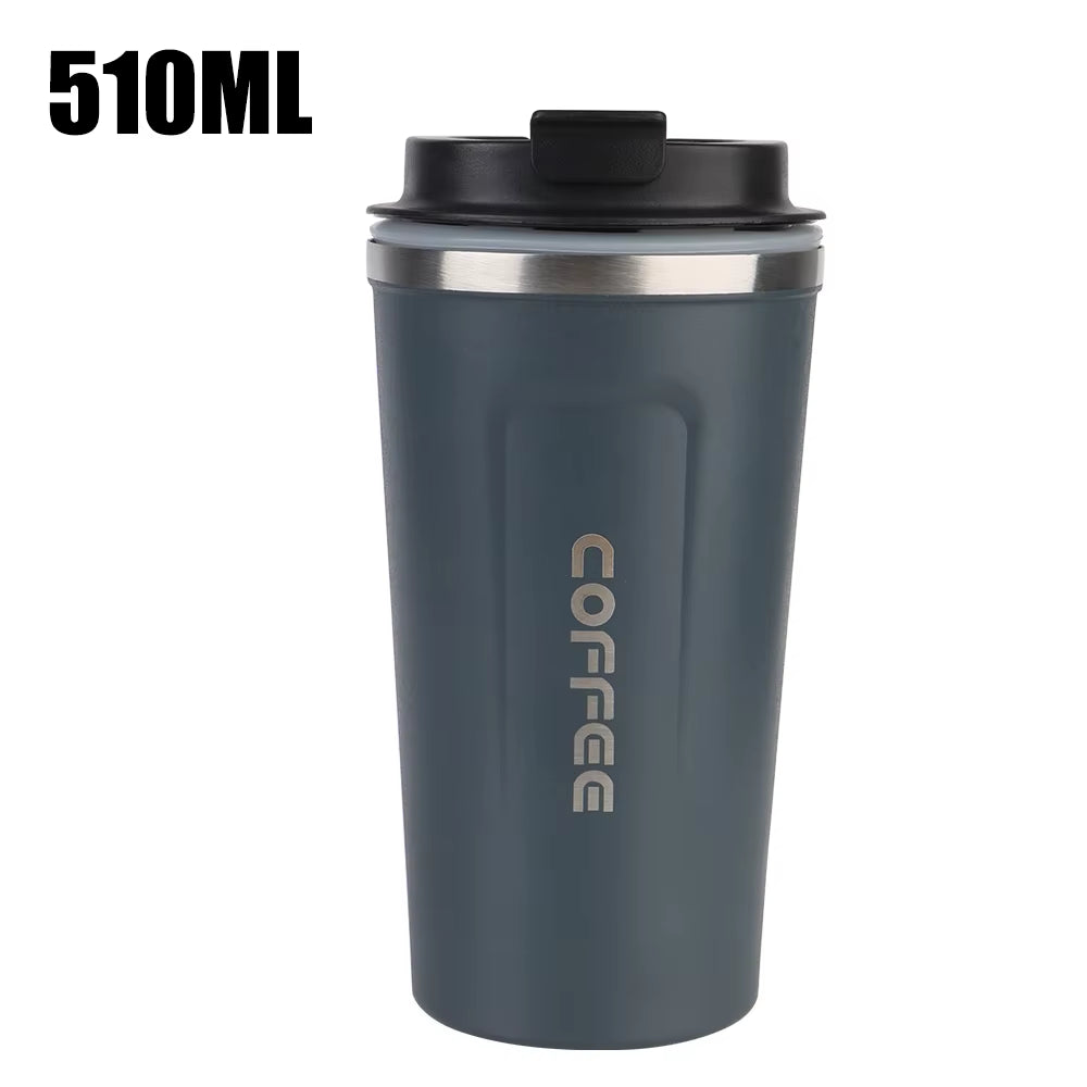 Edelstahl Thermobecher 380/510 ml – Doppelwandig isoliert, auslaufsicher & BPA-frei, Thermotasse für Kaffee, Tee & kalte Getränke