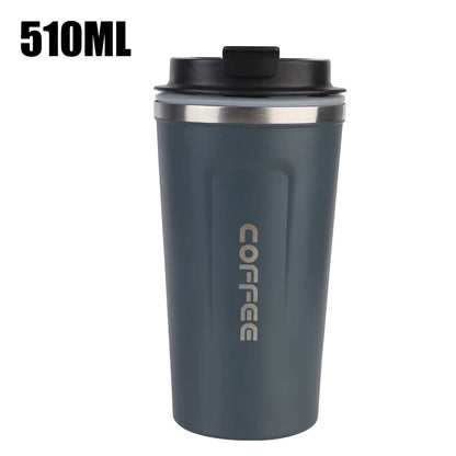 Edelstahl Thermobecher 380/510 ml – Doppelwandig isoliert, auslaufsicher & BPA-frei, Thermotasse für Kaffee, Tee & kalte Getränke