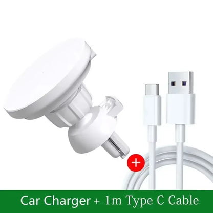 VIKEFON 30W Magnetic Car Wireless Charger for Iphone 12 13 14 15 Pro Max Air Vent Car Phone Holder Stand Fast Car Charging