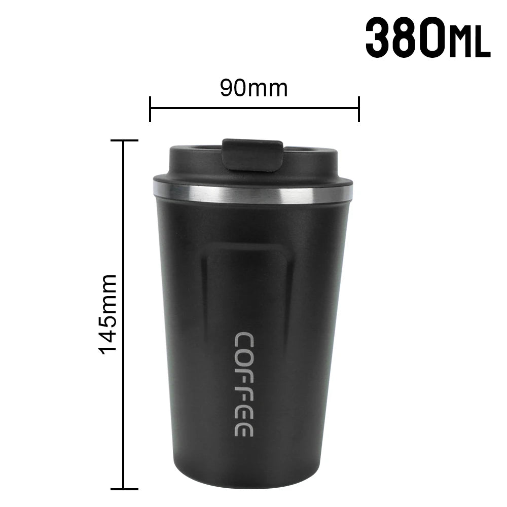 Edelstahl Thermobecher 380/510 ml – Doppelwandig isoliert, auslaufsicher & BPA-frei, Thermotasse für Kaffee, Tee & kalte Getränke
