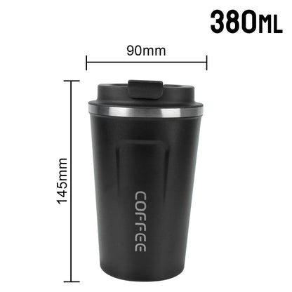 Edelstahl Thermobecher 380/510 ml – Doppelwandig isoliert, auslaufsicher & BPA-frei, Thermotasse für Kaffee, Tee & kalte Getränke